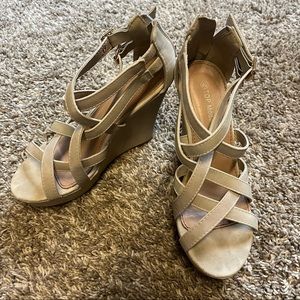 Super cute strappy wedge!